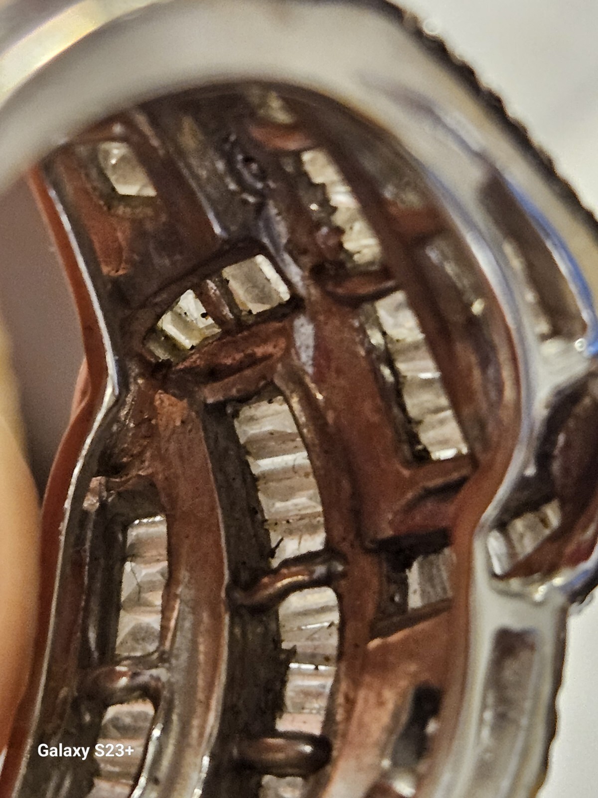 1.50 Carat Zales Diamond Engagement Ring 10.6gm 14K White Gold, Receipt $3,300