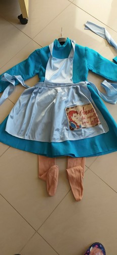 ANNA DAI CAPELLI ROSSI-costume di carnevale-ditta Fiori anni 80 | eBay