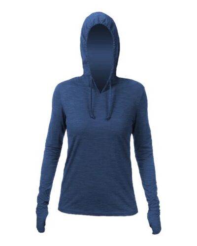 NWT! Women's ANETIK Breeze Technology Hooded Long Sleeve T-Shirt,Zippered Pocket - Picture 8 of 21
