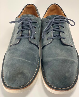 John Varvatos USA Lace up Suede SHOES SIZE 11M Blue | eBay