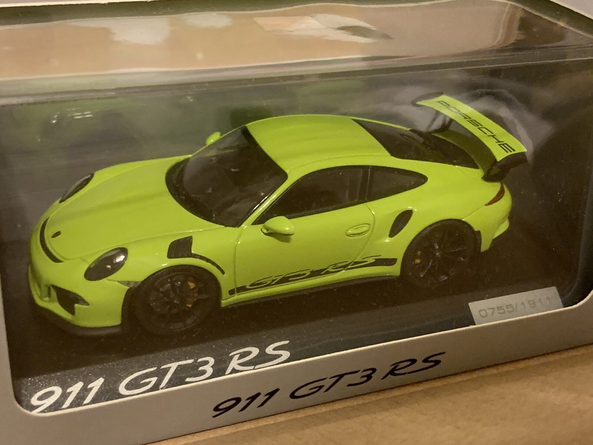 MINICHAMPS Porsche 911 RS グリーン Porsche 911 GT3 RS (991) Acid Green Ultra Rare! Minichamps 1