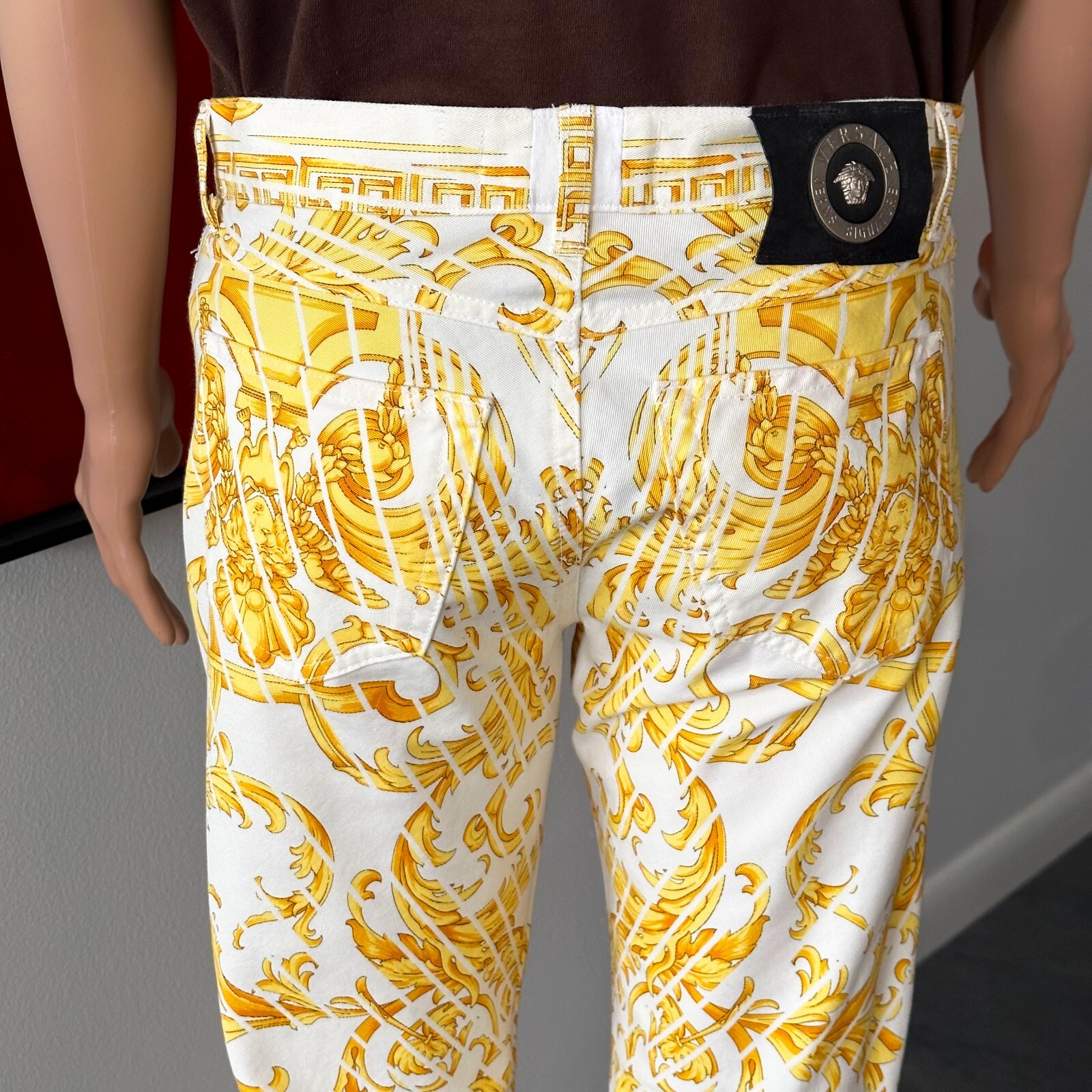 VERSACE JEANS SIGNATURE jeans Baroque print size 28/42 from S/S 2001 image 10