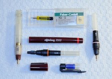 Lot matériel Rotring divers + Faber-Castell