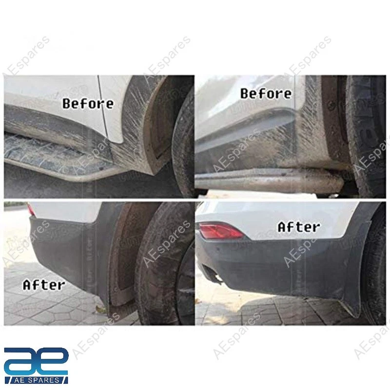 PVC Mud Flap Set of 4 For Maruti Suzuki Wagon R Type III 2010-2018 view 2