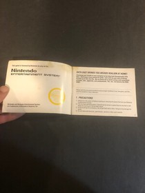 ring king nes manual yellow seal first print