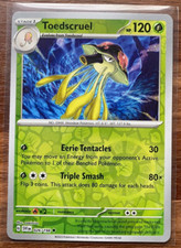 Pokémon TCG Scarlet & Violet Toedscruel #26/198 Reverse Holo Uncommon Card