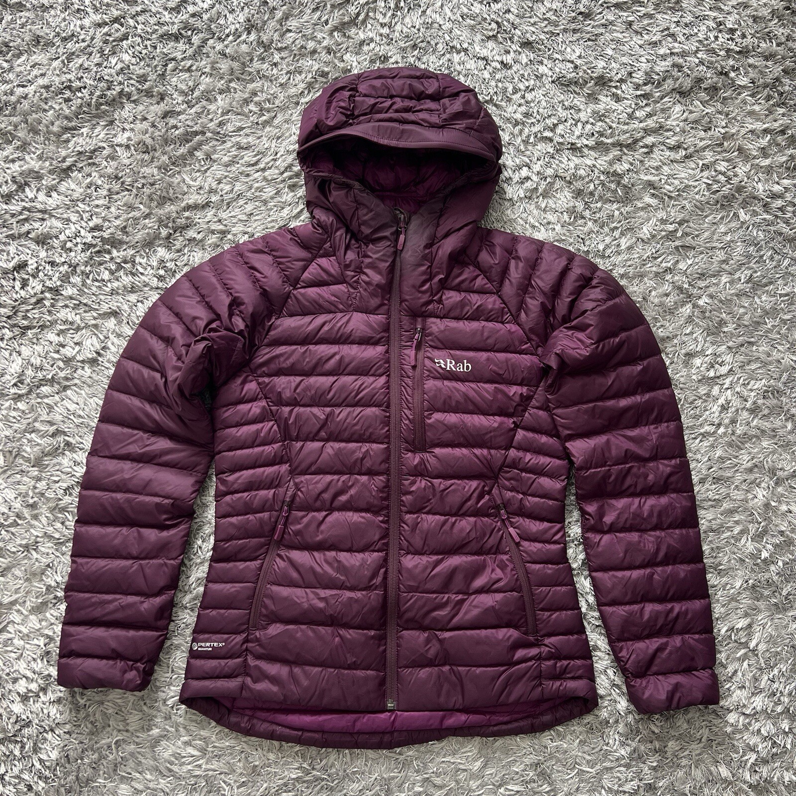 Rab Women's Microlight Alpine Down Jacket Purple Size 8