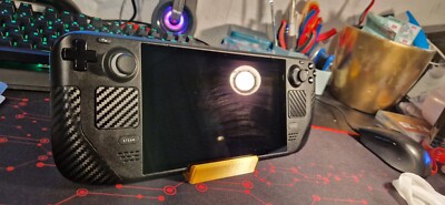 Neu für Steam Deck Host Button Touchpad Aufkleber ein Paar und ecke auf carbon 