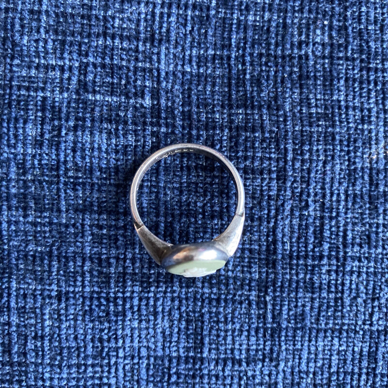 vintage wedgwood Green jasperware sterling silver ring eBay