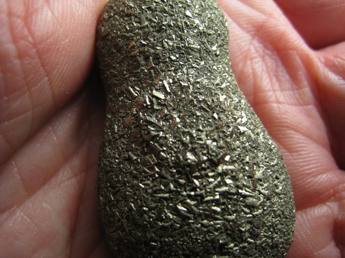 Awesome Dipole Disk Marcasite Concretion Bojian Stone Western Kansas 27.8 Grams - Picture 23 of 24