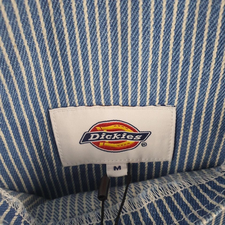 Chaqueta Dickies Para Hombre Mediana Azul Cielo Rayas Nogal Grande Blazer NUEVA 9002 Foto 2 de 4