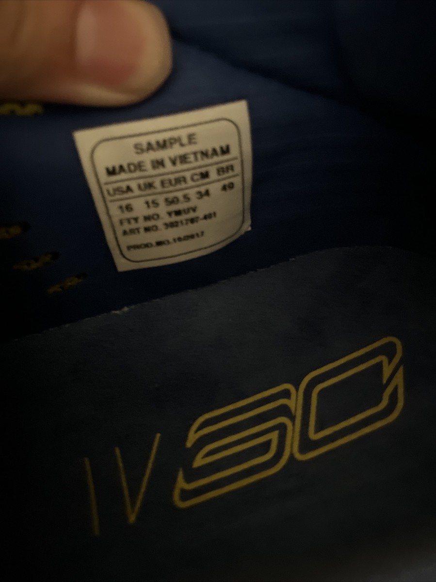 Under Armour Curry 4 Sample Dance Sweater Mom Pe Rare Sz 16  display picture 3