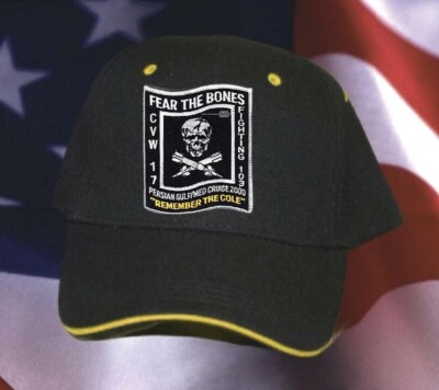 Écusson Brodé US Navy - CVN-73 CVW-17 CF-103 Fear The Bones USS Cole
