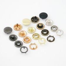 Ring Snaps, Prong with Button Cover 9.5,11,15 MM,CHOOSE COLOR QUANTITIES USA