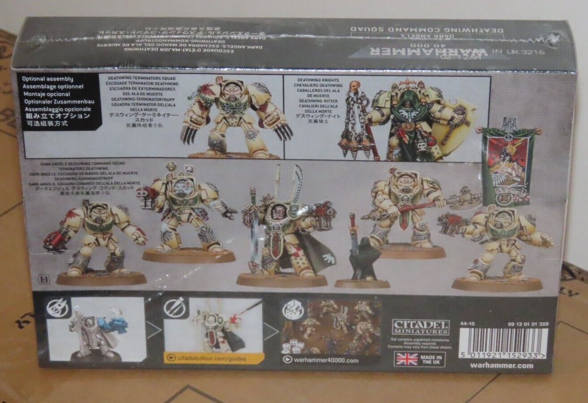 Games Workshop Warhammer 40k Dark Angels Deathwing Command Squad