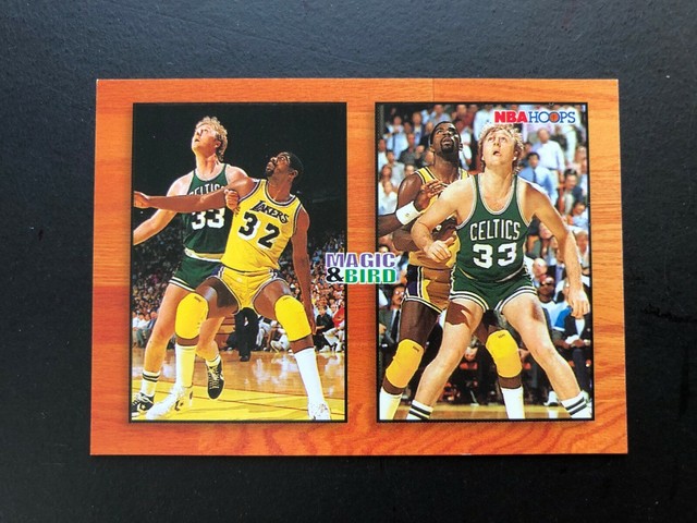 1994 LARRY BIRD MAGIC JOHNSON SkyBox Basketball Card MB1 Made In 