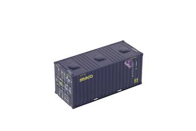 Kombimodell 88742.03 20' Fuss Container Bulk Letterbox SEACO blau 1/87 NEU+OVP