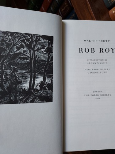 Folio Society Rob Roy FINE Sir Walter Scott Classic Scottish Historical Novel - Picture 10 of 11