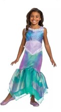 Disney Girls Little Mermaid Ariel Halloween Costume SZ M 7/8 5872