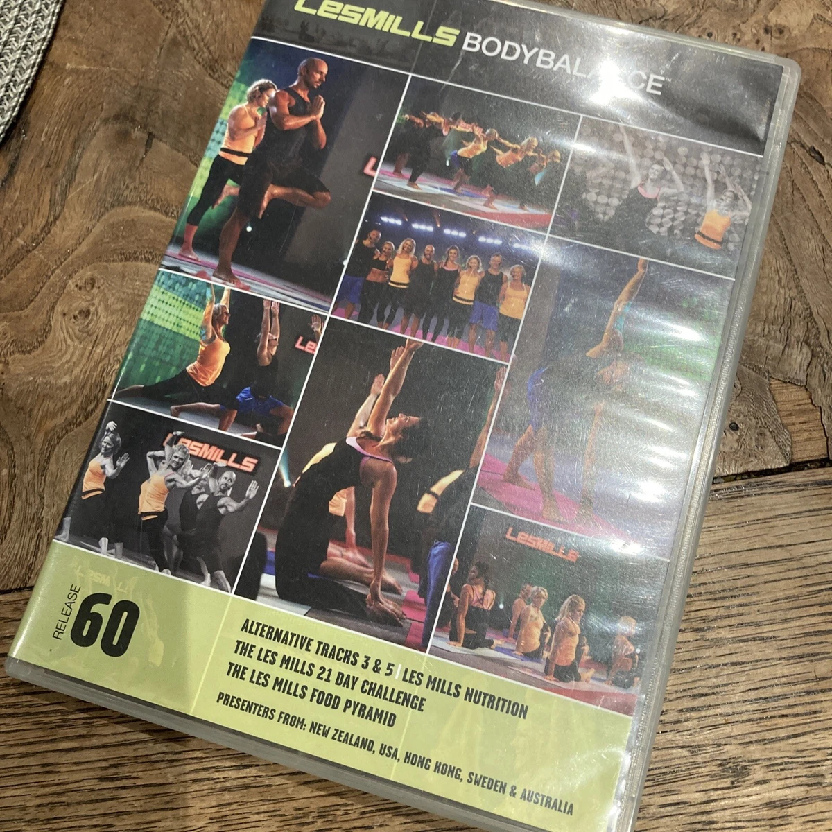 Les Mills BODYBALANCE Body Balance 60 DVD CD and notes