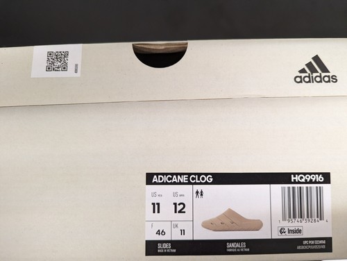 Adidas Clogs Slides Adicane Tan Sand Comfort Recovery Lightweight HQ9916- NIB - Picture 6 of 7