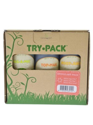 BioBizz Trypack Stimulant, Alg A Mic, Root Juice, Top Max