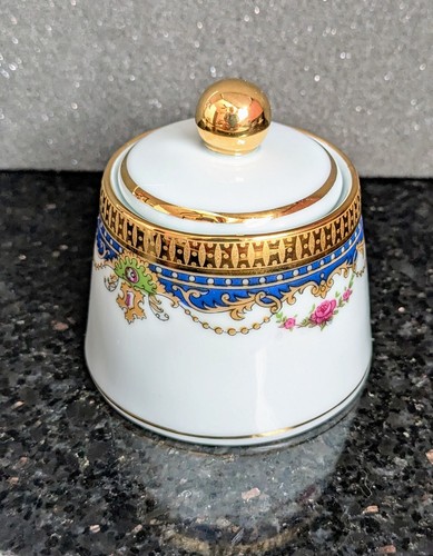 Limoges France "LEGLE" Porcelaine d'Art Coffee Set of 6 pcs: 9oz Pot, 2oz Cup - Picture 6 of 13