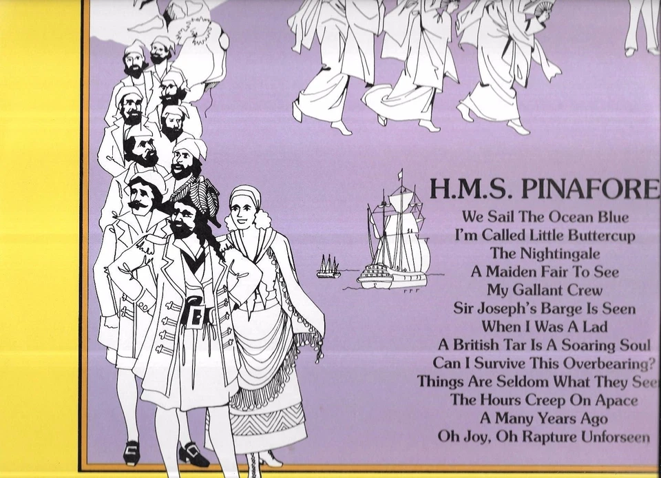 National Musicale Company Orchestra & Chorus, Gilbert & Sullivan, gatefold 3xLPs - Image 2 of 4