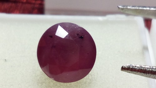 Rubí natural talla redonda Guinea 3.35 Cts. - Imagen 3 de 8