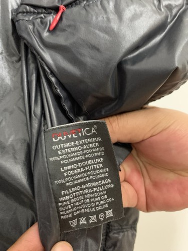 DUVETICA VOAT TRAPUNTATO TAGLIA M MANICA LUNGA MADE IN ITALY #R - Foto 10 di 14