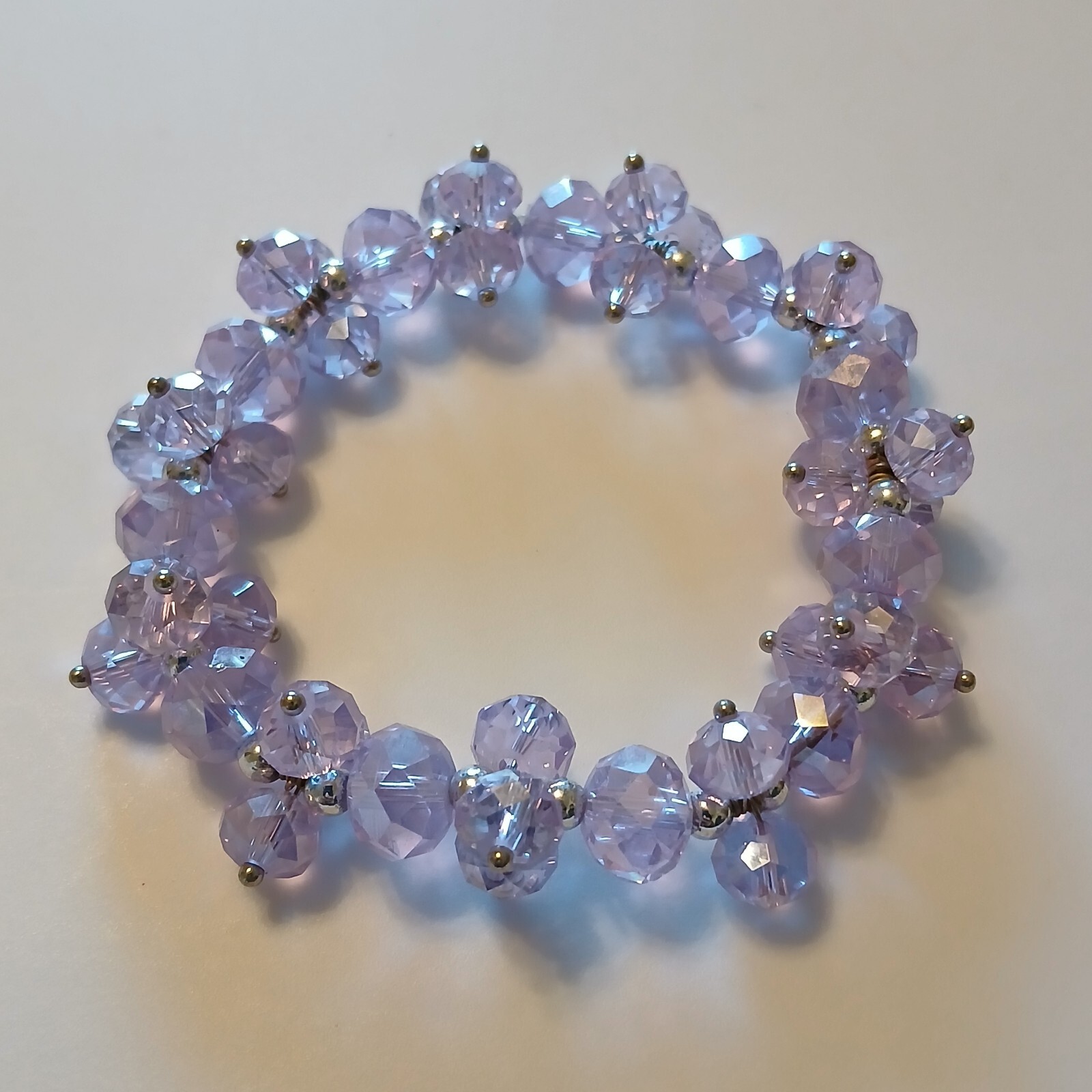 Lavender Crystals Translucent Sparkling Silver To… - image 7