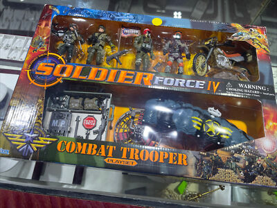 New Soldier Force IV Military Men Combat Trooper MP Excite