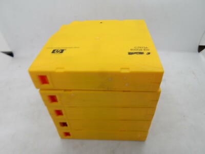 Lot Of 5 Recertified  HP LTO3 Ultrium3 C7973A Media Data Tape Cartridge 800Gb RW