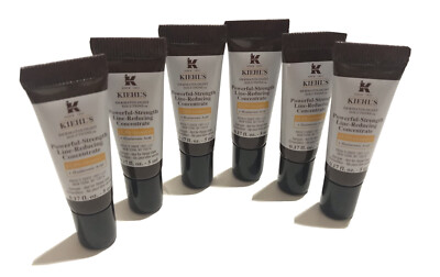 6X Kiehls Powerful Strength Line-Reducing Concentrate Travel Size 5mL/0.17oz New