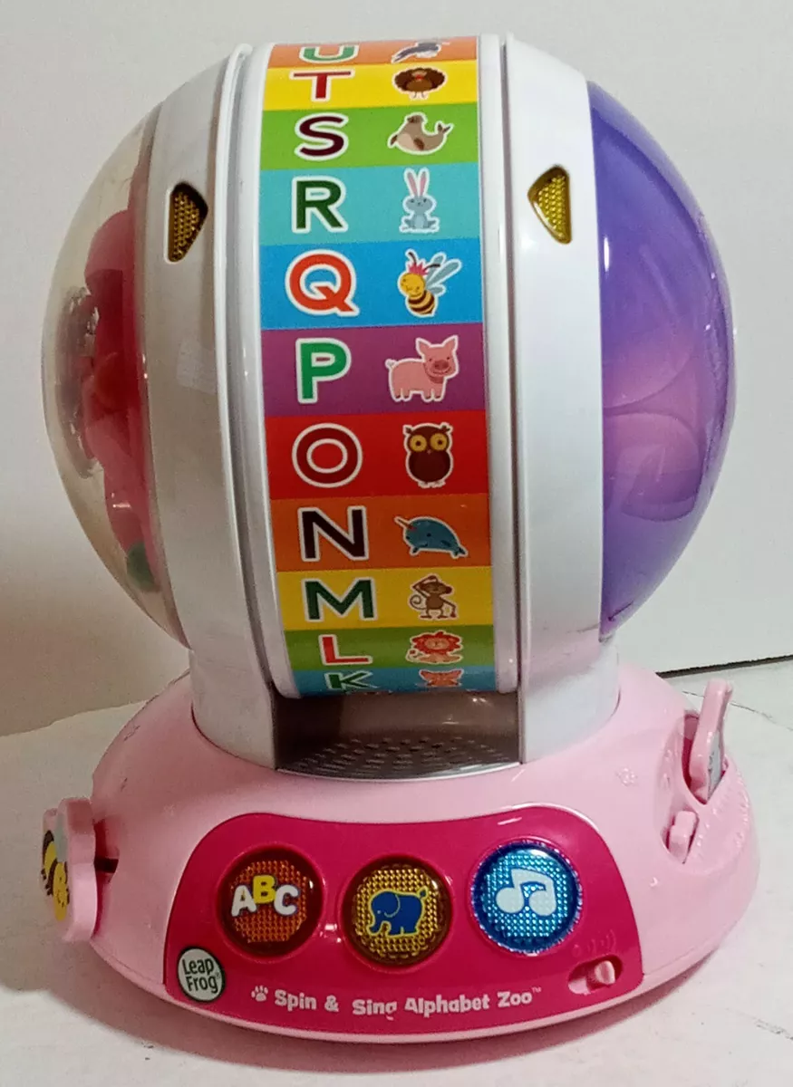 Leap Frog Spin and Sing Alphabet Zoo Colors Pink or Blue base