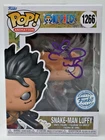 Funko Pop! One Piece Luffy Snake-Man SE #1266 Signed by Colleen Clinkenbeard PSA