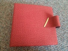 Vintage 45rpm Storage Binder / 20 Bound Plastic Sleeves