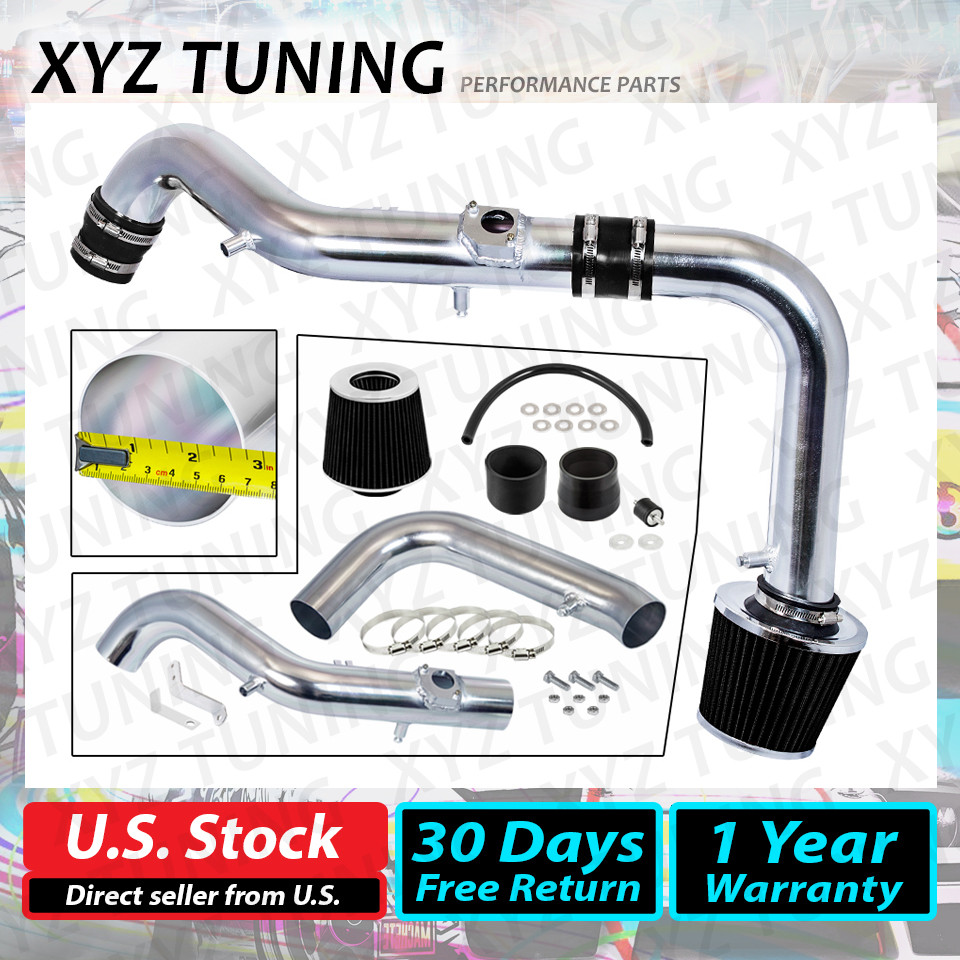 2.75" BLACK JDM Cold Air Intake Induction Kit + Filter For 05-06 tC 2.4L L4