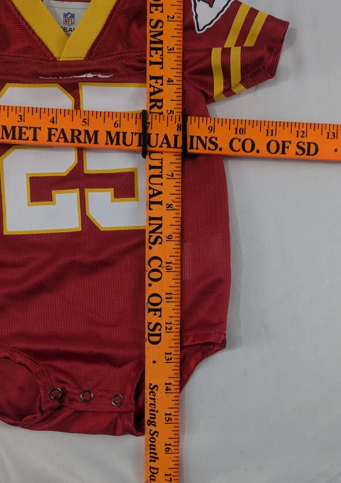Jamaal Charles Kansas City Chiefs #25 Bebé Jersey Bebé Body 3/6 Meses NFL Foto 3 de 4