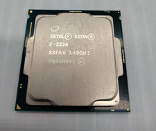 Intel Xeon E-2224 SRFAV 3.40GHz 8MB 4-Core LGA1151 Socket CPU processor