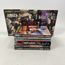 Vintage Classic Horror DVD lot of 9 Dracula Vampire Bat Alfred Hitchcock Karloff