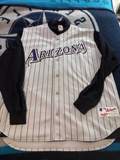 2001 Arizona Diamondbacks Rawlings MLB Jersey Size 52 With Turtleneck Size XXL