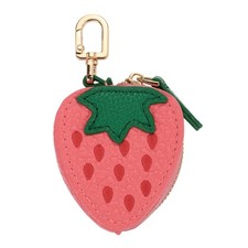 Strawberry Coin Purse Keychain, Cute Fruit Shaped Bag Charm