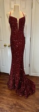 *SALE* NWT JOVANI SZ 20 BURGUNDY Sleeveless Formal Gown
