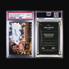 Luana Carolina Auto 5/5 Rookie PSA 10 Daybreak 2024 Topps Midnight UFC POP 1