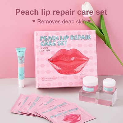 KORMESIC Peach Lip Care Set Lippenpflege Pfirsich Feuchtigkeit