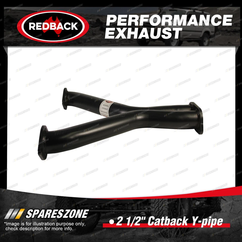 Redback 2 1/2" Catback Y-pipe for Ford Fairmont Falcon BA BF 5.4L 8Cyl 2002-2008 - image 2 of 2