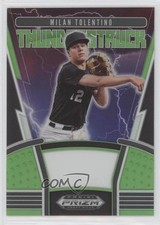 2020 Prizm Draft Picks Thunderstruck Lime Green 51/75 Milan Tolentino #TH-8 10m3