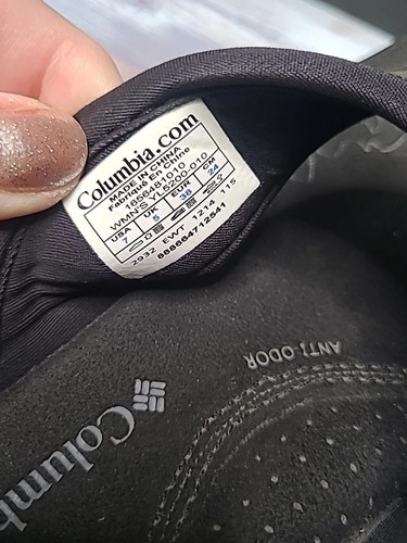 Columbia Techlite Thong Sandals Womens 7 Flip Flop Black Gray Slip On Anti Odor - Picture 4 of 8