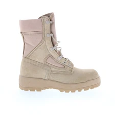 McRae Flame Resistant HW Made In USA Mens Beige Extra Wide Tactical Boots